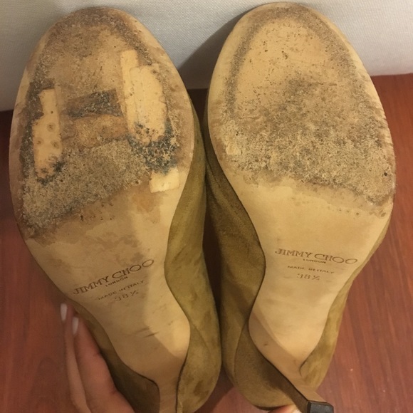 Jimmy Choo Open Toe Ankle Booties - Picture 6 of 8